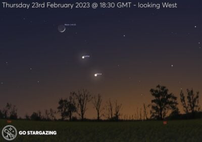 Jupiter and Venus conjunction - 23rd February 2023