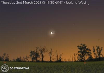 Jupiter and Venus conjunction - 2nd March 2023