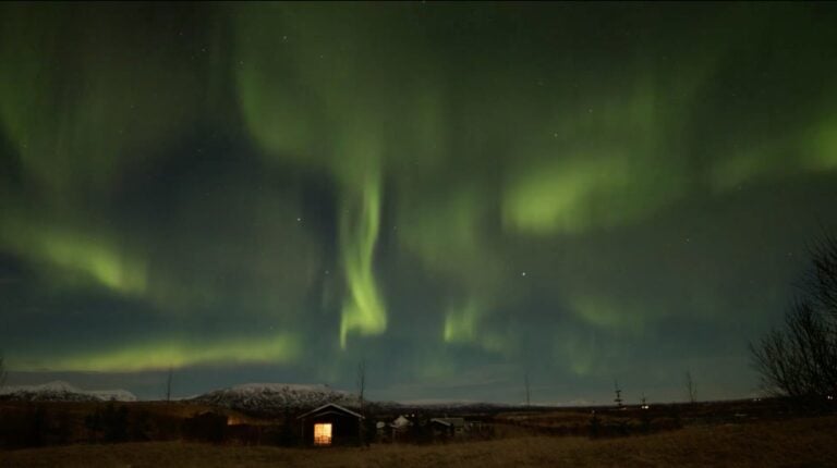 aurora borealis in iceland