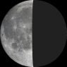 Moon phase on Wed 25th Sep