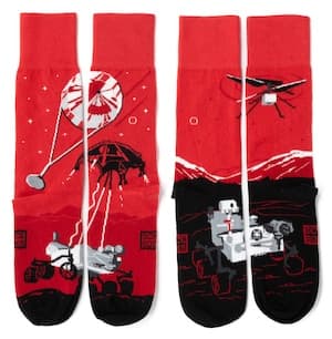 Mars Perseverance landing socks